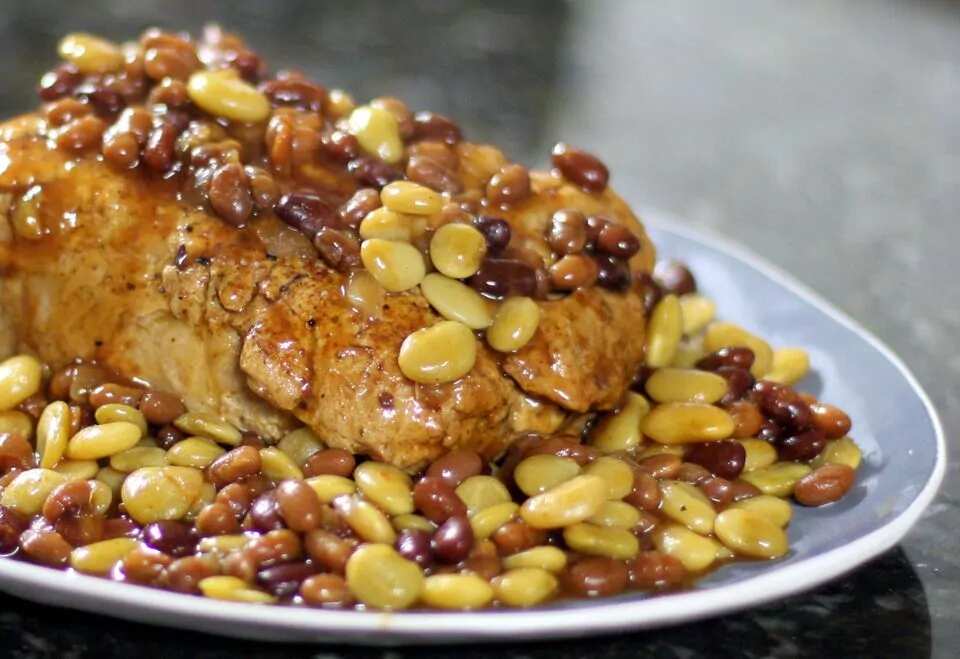 How to make Slow Cooker Pork Loin And Beans Recipe