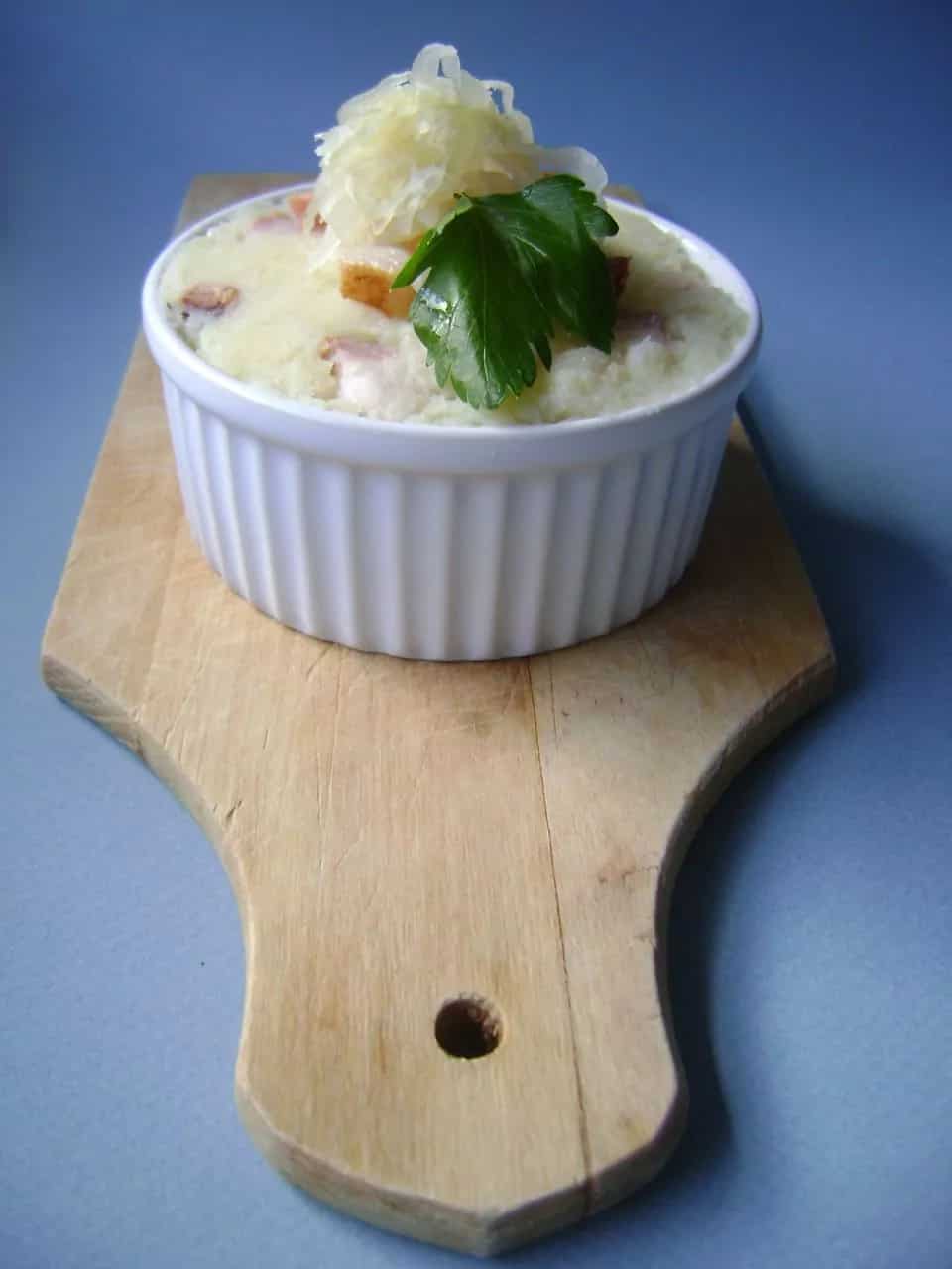 How to make Zuurkoolstamppot-sauerkraut-potato Puree With Crispy Bacon Recipe