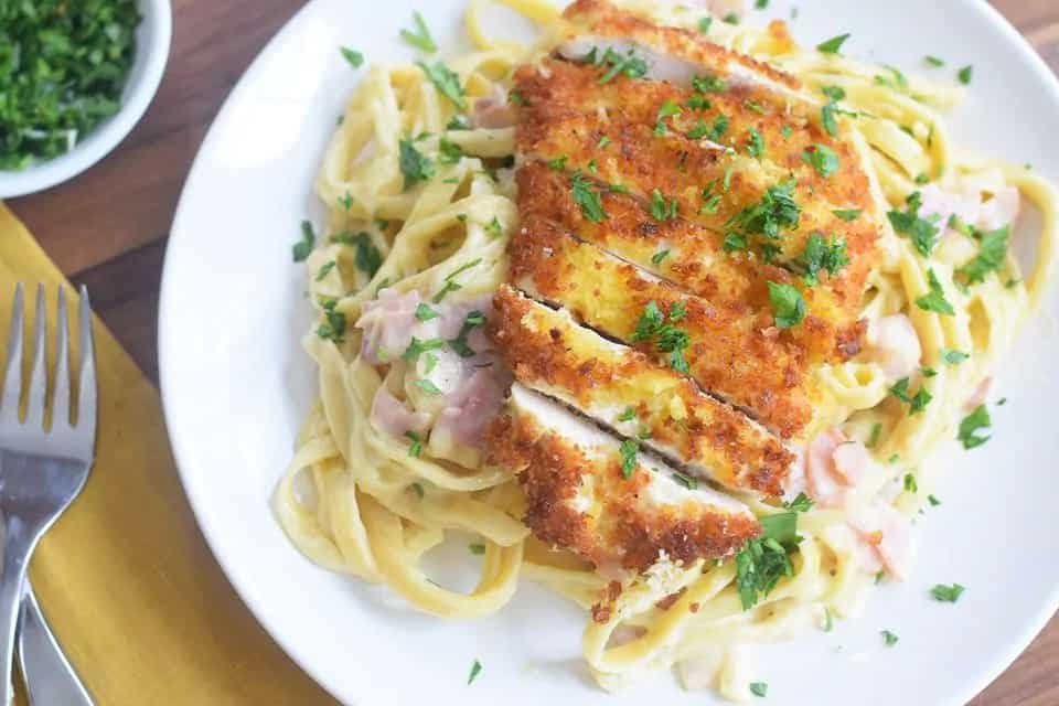 How to make Chicken Cordon Bleu Pasta Recipe