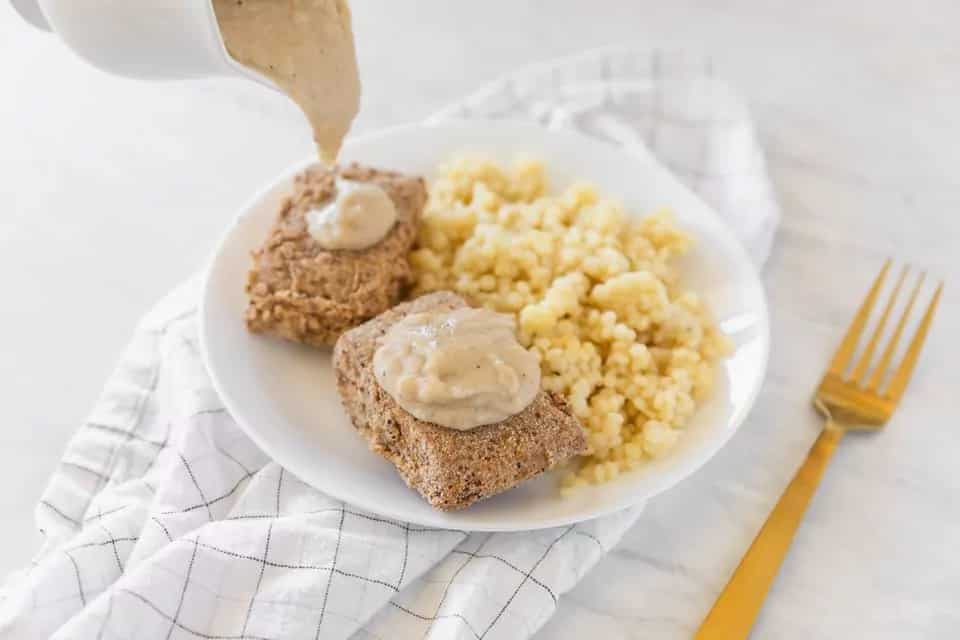How to make Chicken Fried Tempeh With Gravy Recipe
