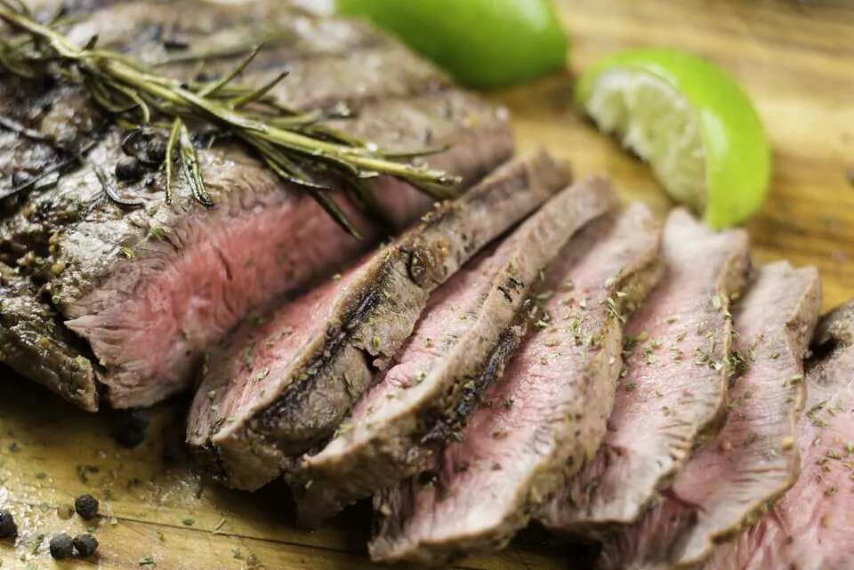 Grilled Garlic-Lemon Flank Steak Grilled Garlic-Lemon Flank Steak