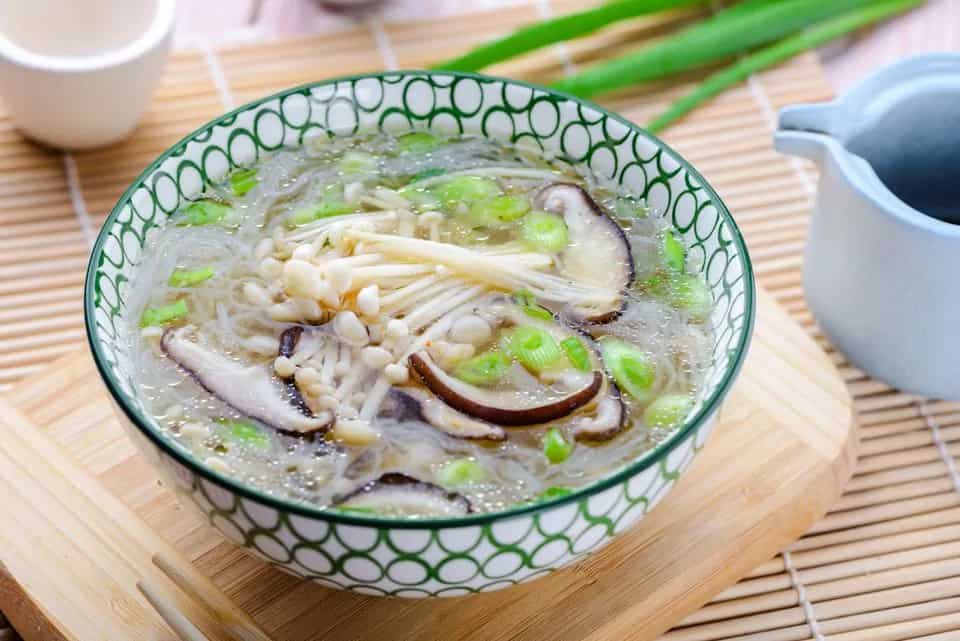 Enoki online mushroom soup