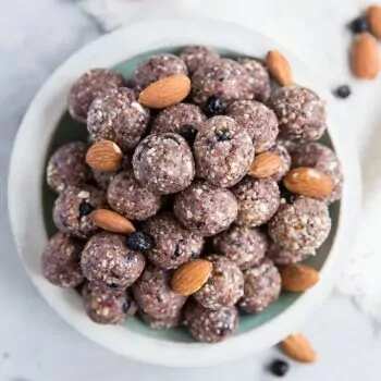 Blueberry Almond Energy Bites