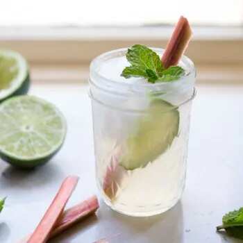 Rhubarb Mint Limeade