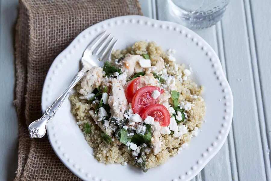 Tomato Basil Chicken and Quinoa
