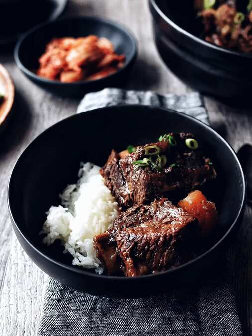 Galbi Jjim Aka Korean Braised Short Ribs