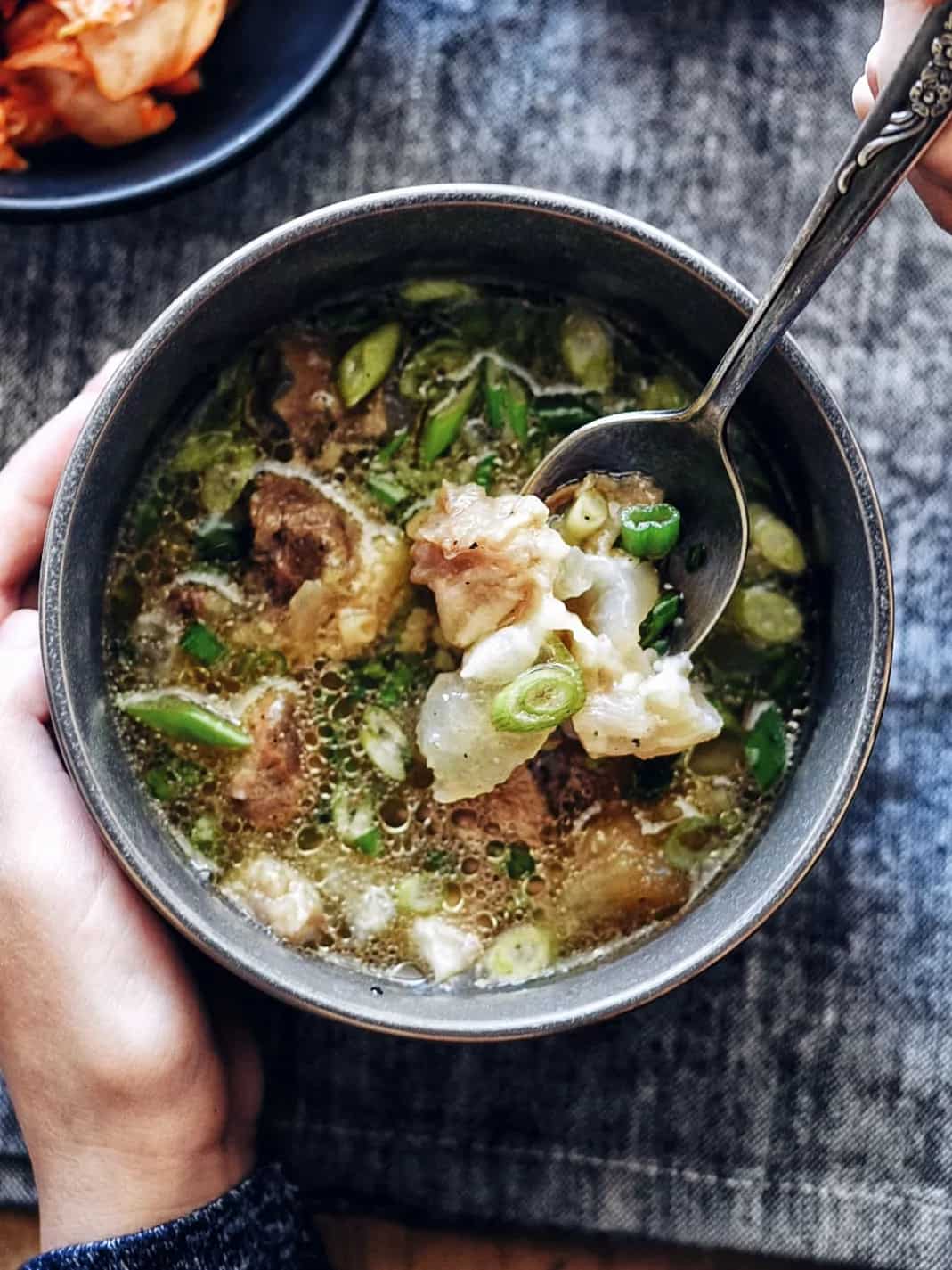 How to make Gomtang Aka Korean Beef Bone Soup Recipe