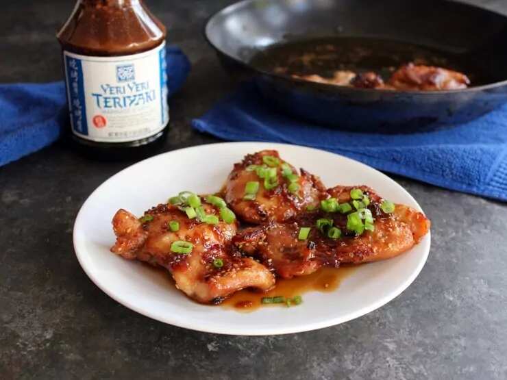 How to make Spicy Teriyaki Broiled Chicken Thighs Recipe