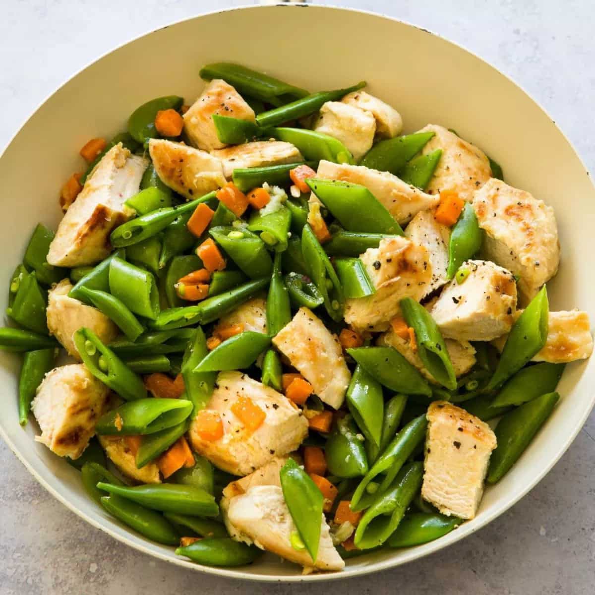 How to make Chinese Sausage With Snow Peas Recipe