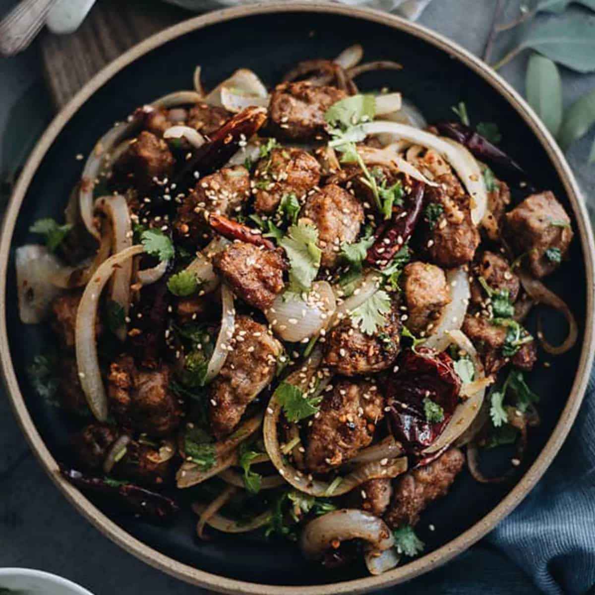 How to make Crispy Spicy Cumin Lamb Recipe