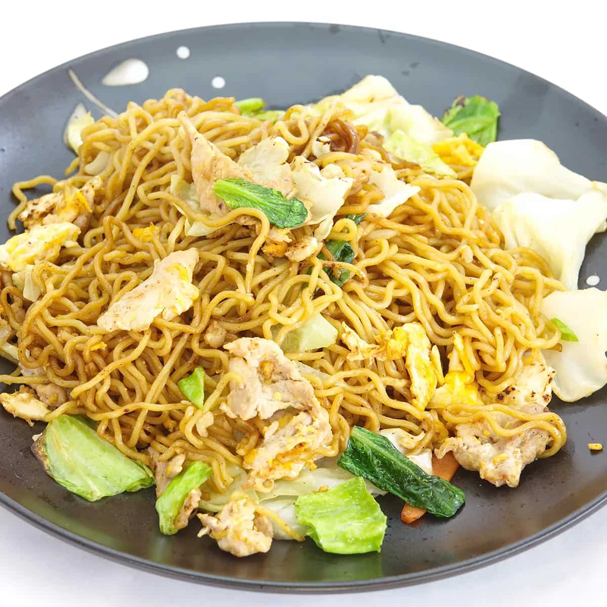 How to make Spicy Cabbage And Egg Noodle Stir Fry Recipe