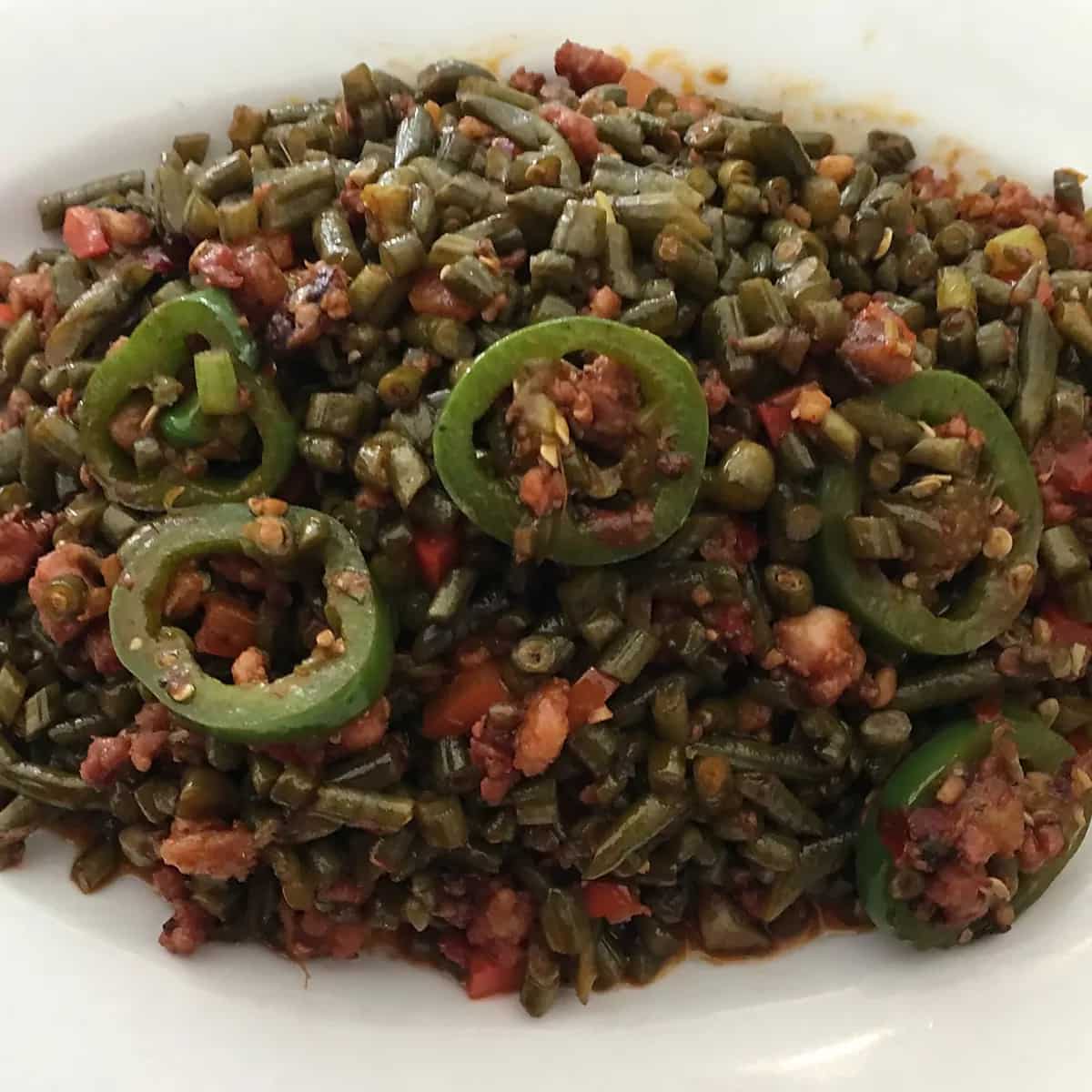 How to make Ground Pork Stir Fry With Pickled Long Beans Recipe