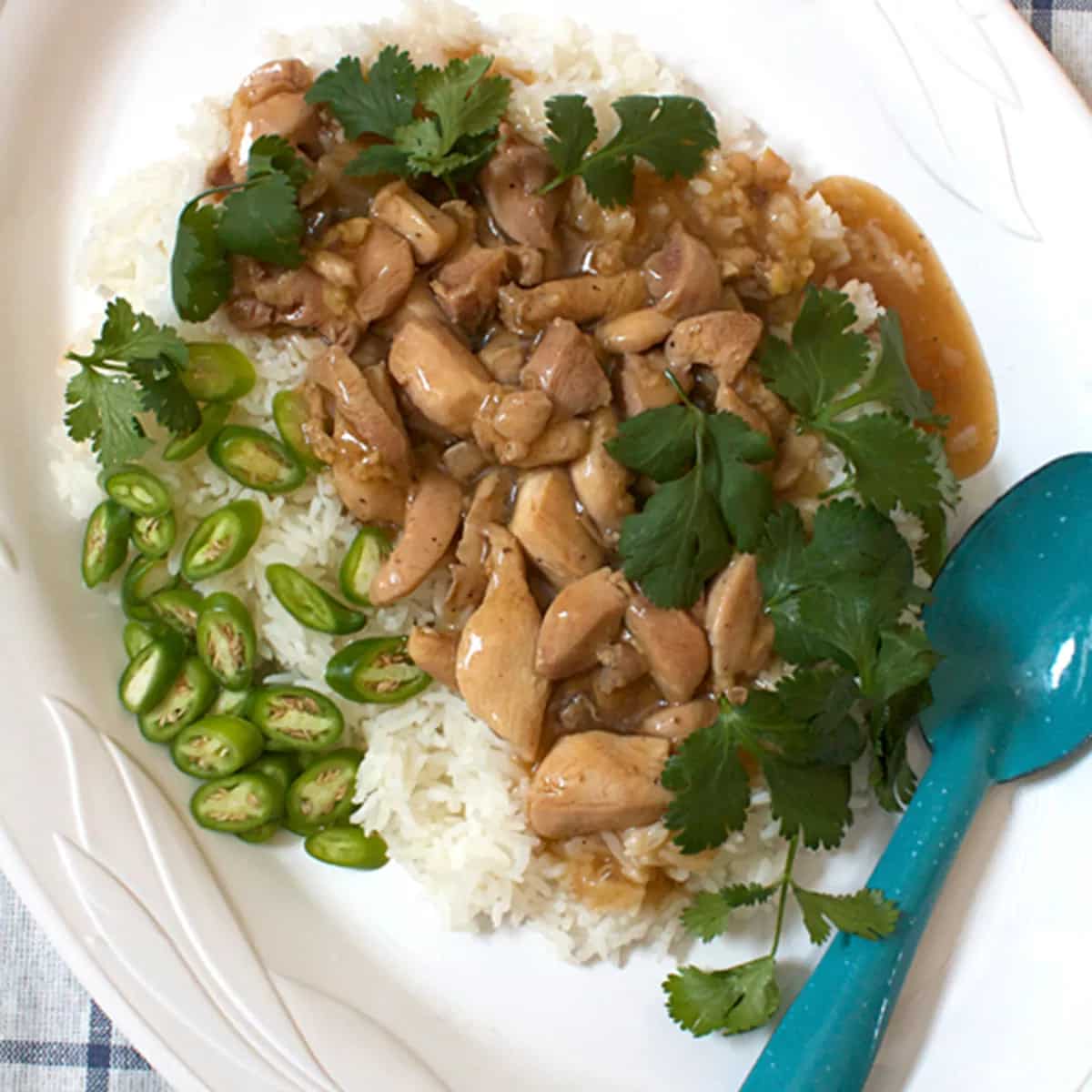 How to make Khao Na Gai Recipe