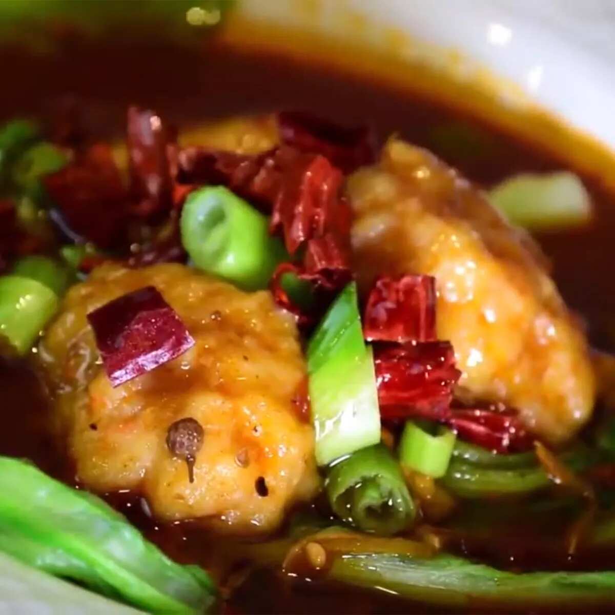 How to make Sichuan Spicy Prawn Meatballs Recipe