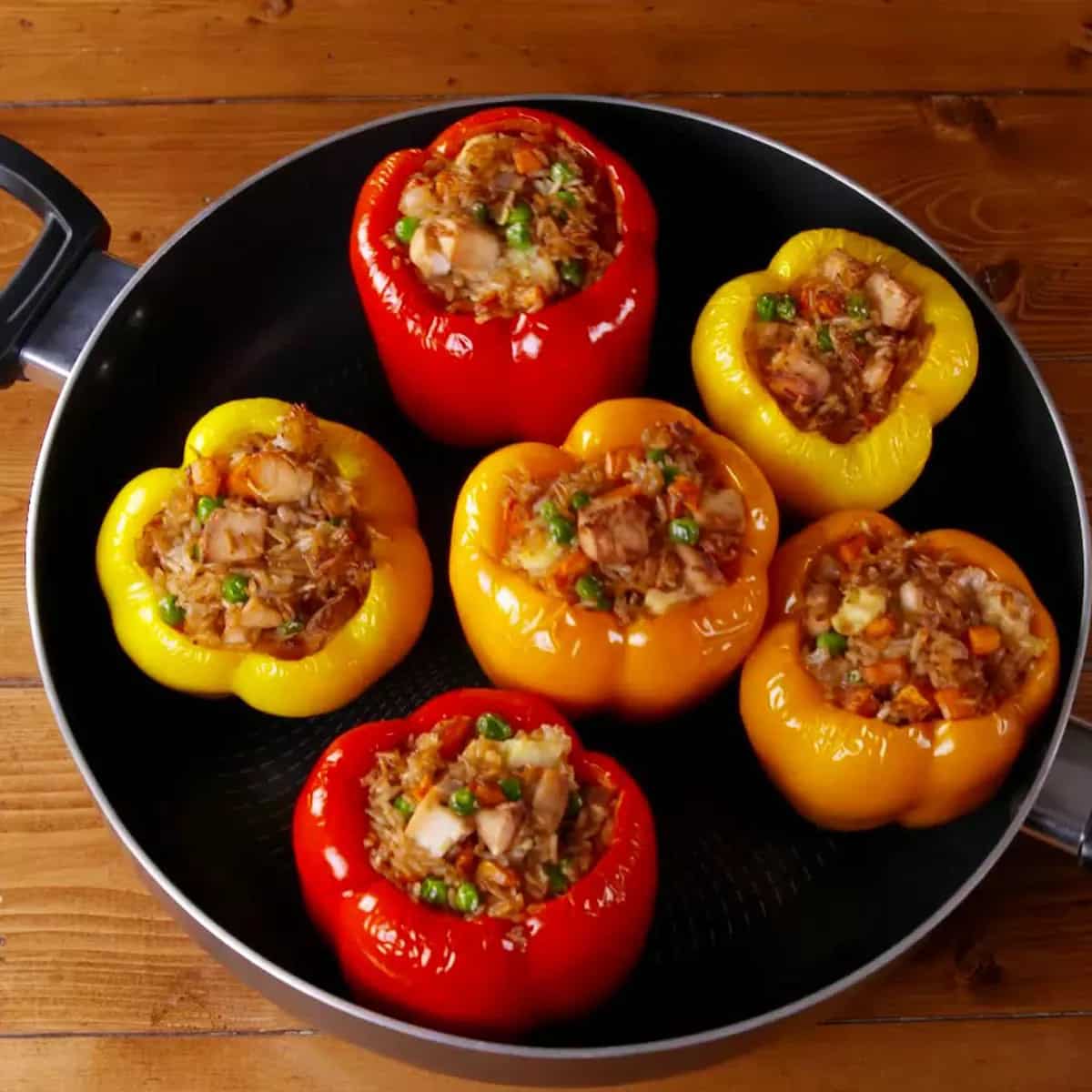 How to make Stuffed Peppers Hakka Style Recipe