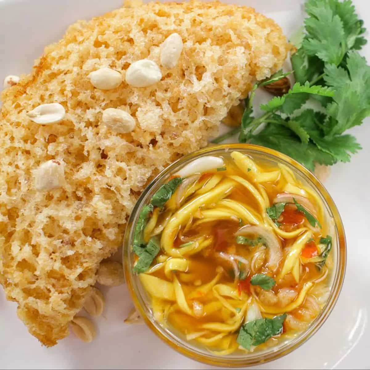 How to make Yum Pla Duk Foo Recipe