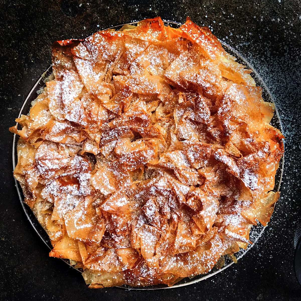 How to make Apple And Armagnac Phyllo Pie Recipe