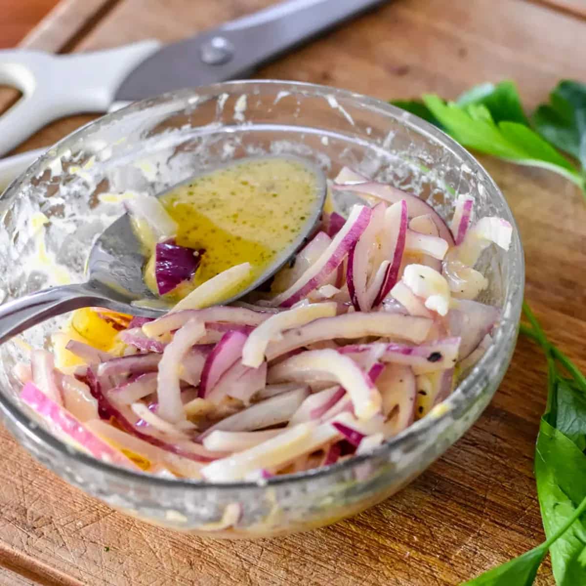 How to make Lyonnaise Potato Salad With Herring Recipe