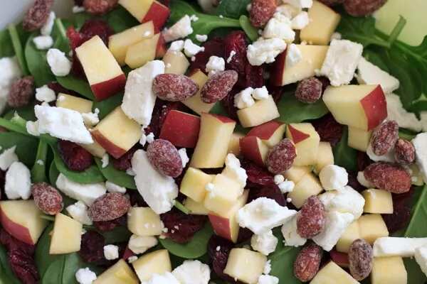 How to make Spinach Apple Salad Recipe