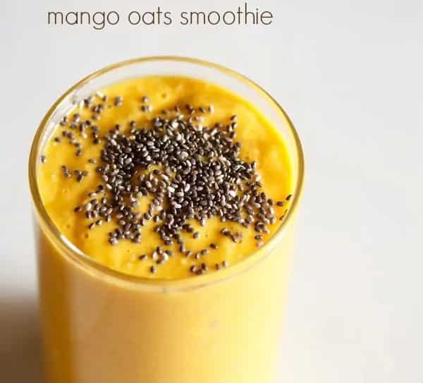 How to make Mango Oats Smoothie Recipe