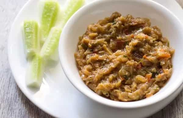 How to make Vangyache Bharit Recipe