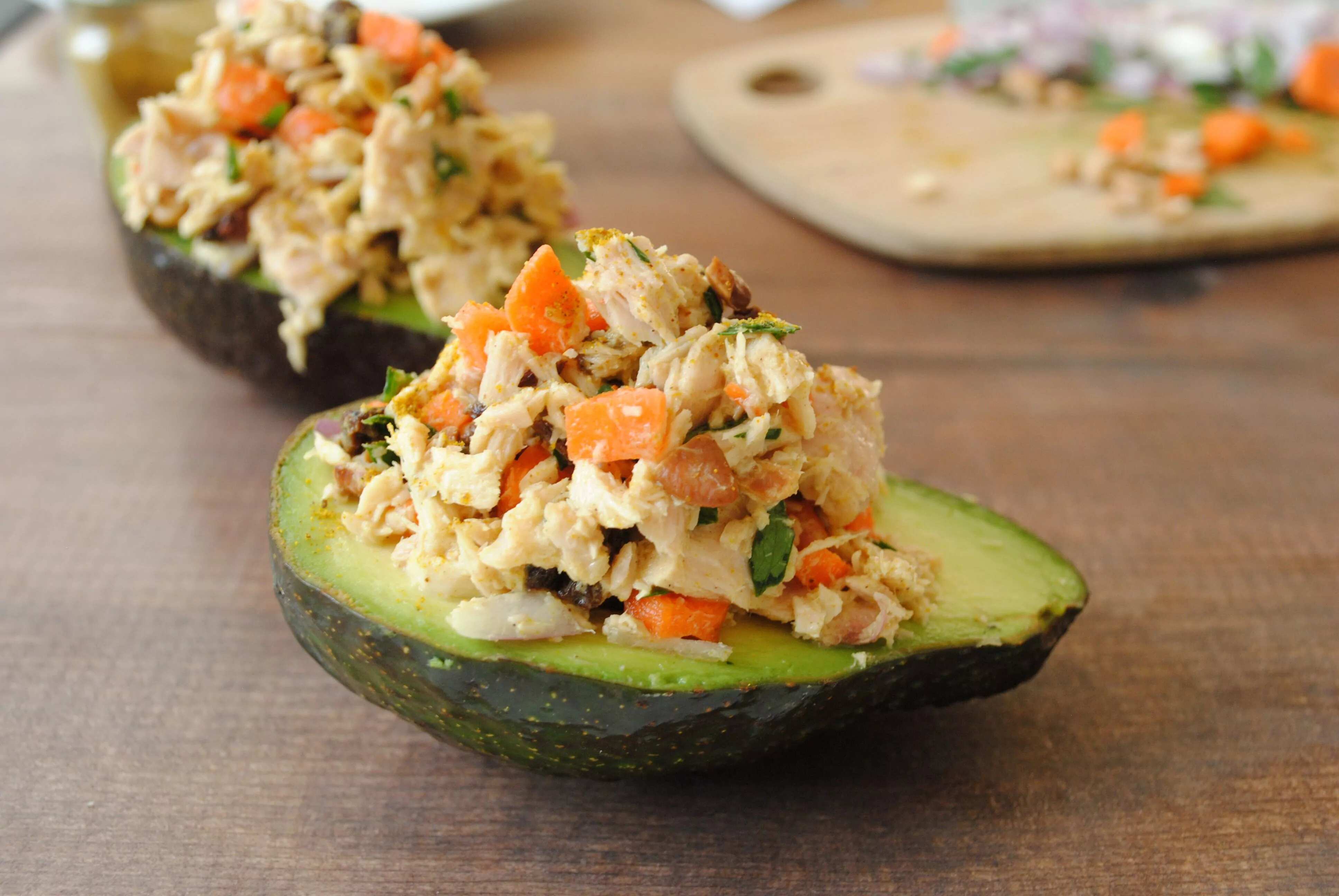 How to make Curried Tuna Salad Avocado Boats Recipe