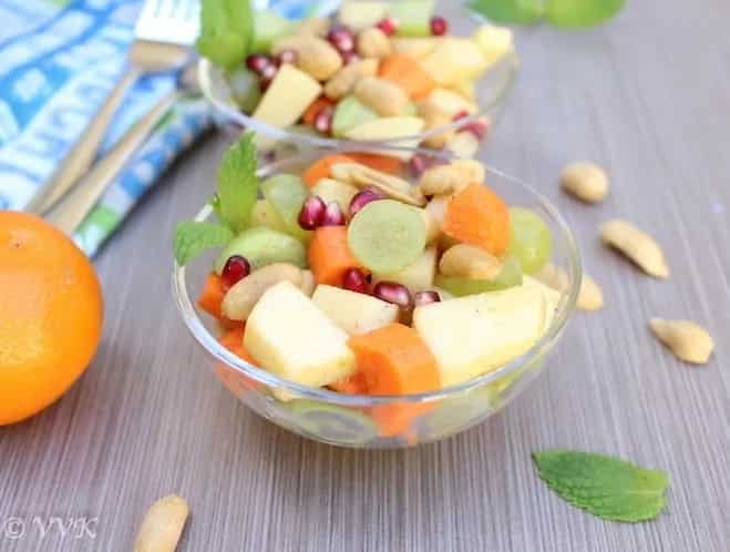 How to make Fruit And Vegetable Chaat Recipe