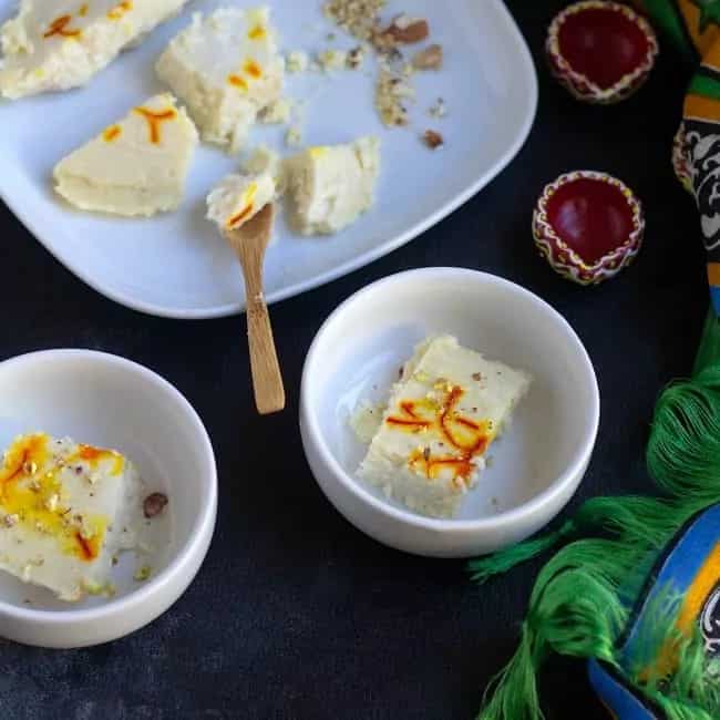 How to make Ricotta Cheese Bhapa Sandesh Recipe