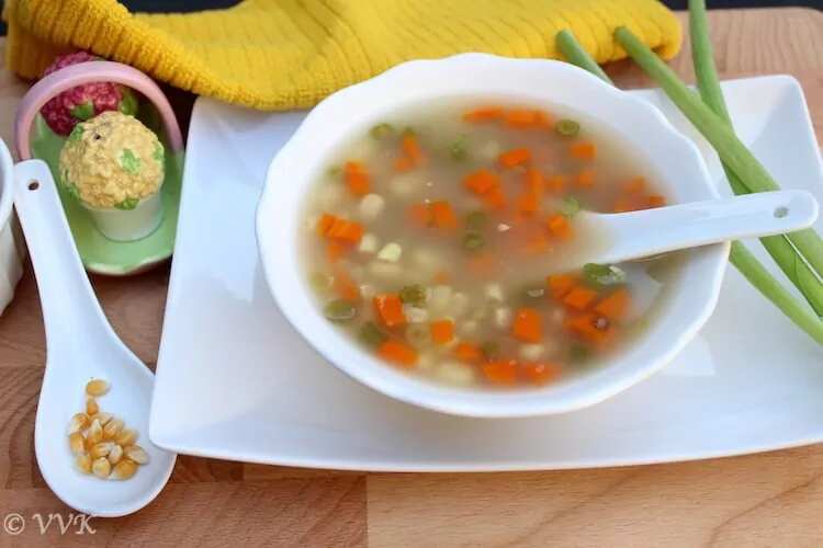 Slow Cooker Sweet Corn Vegetable Soup