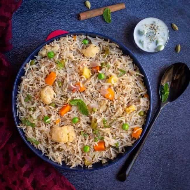 How to make Vegetable Pulao Recipe
