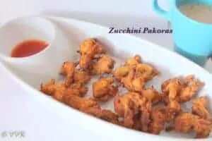 How to make Zucchini Pakoda Recipe