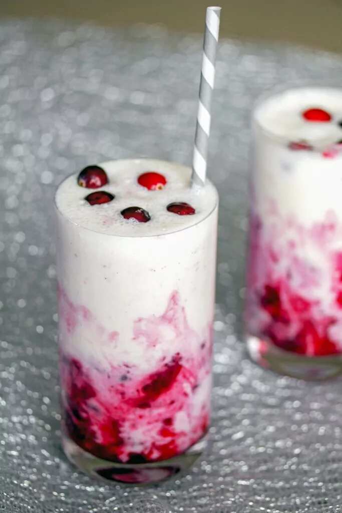 How to make Vanilla Cranberry Ginger Milkshake Recipe