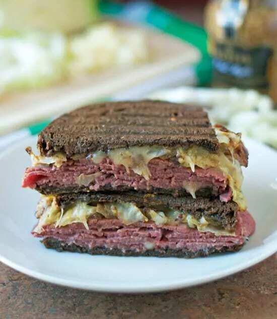Corned Beef And Cabbage Grilled Cheese