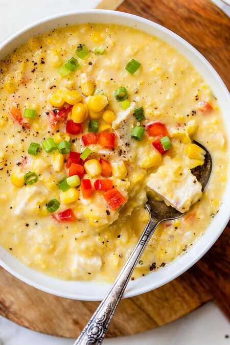 Crock Pot Corn Chowder 