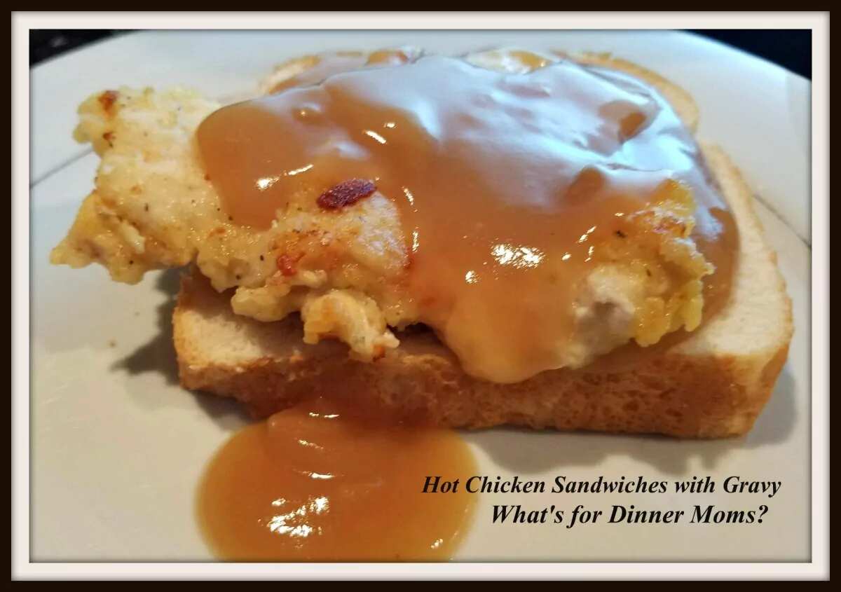 How to make Hot Chicken Sandwiches With Gravy Recipe