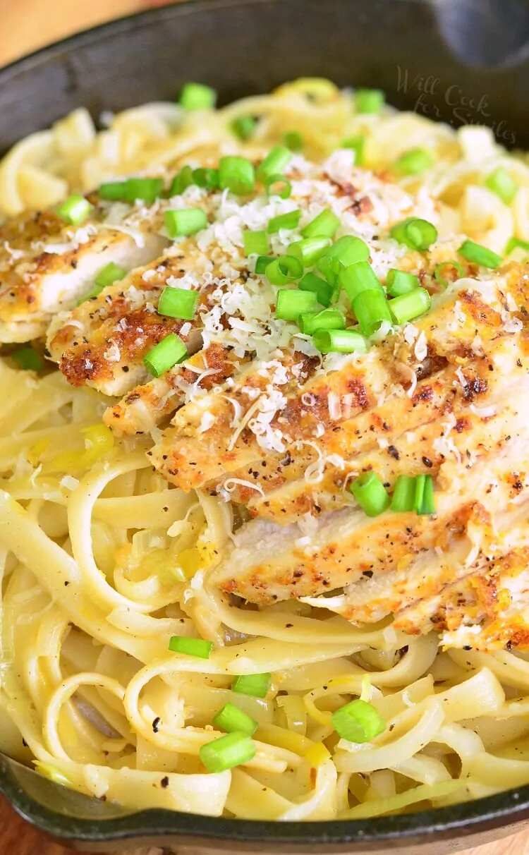 How to make Lemon Pepper Chicken Fettuccine Recipe
