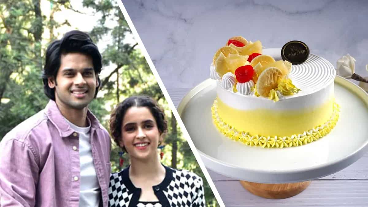 Sanya Malhotra's Wishes To Abhimanyu Dassani Focussed On Cake