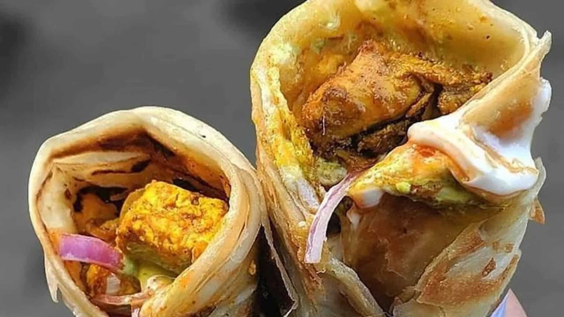 Paneer Capsicum Frankie Flavour And Health Packed Into A Wrap