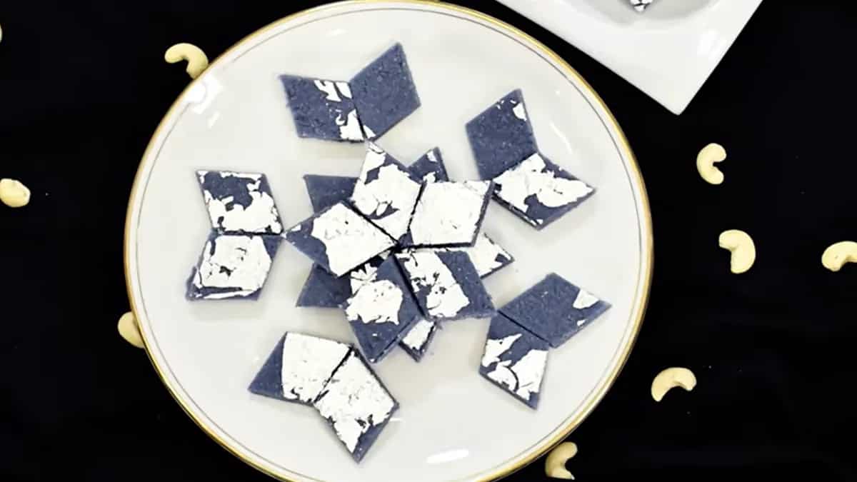 Diwali 2022: Chef Harpal Singh Sokhi's Blue Touch To Kaju Katli