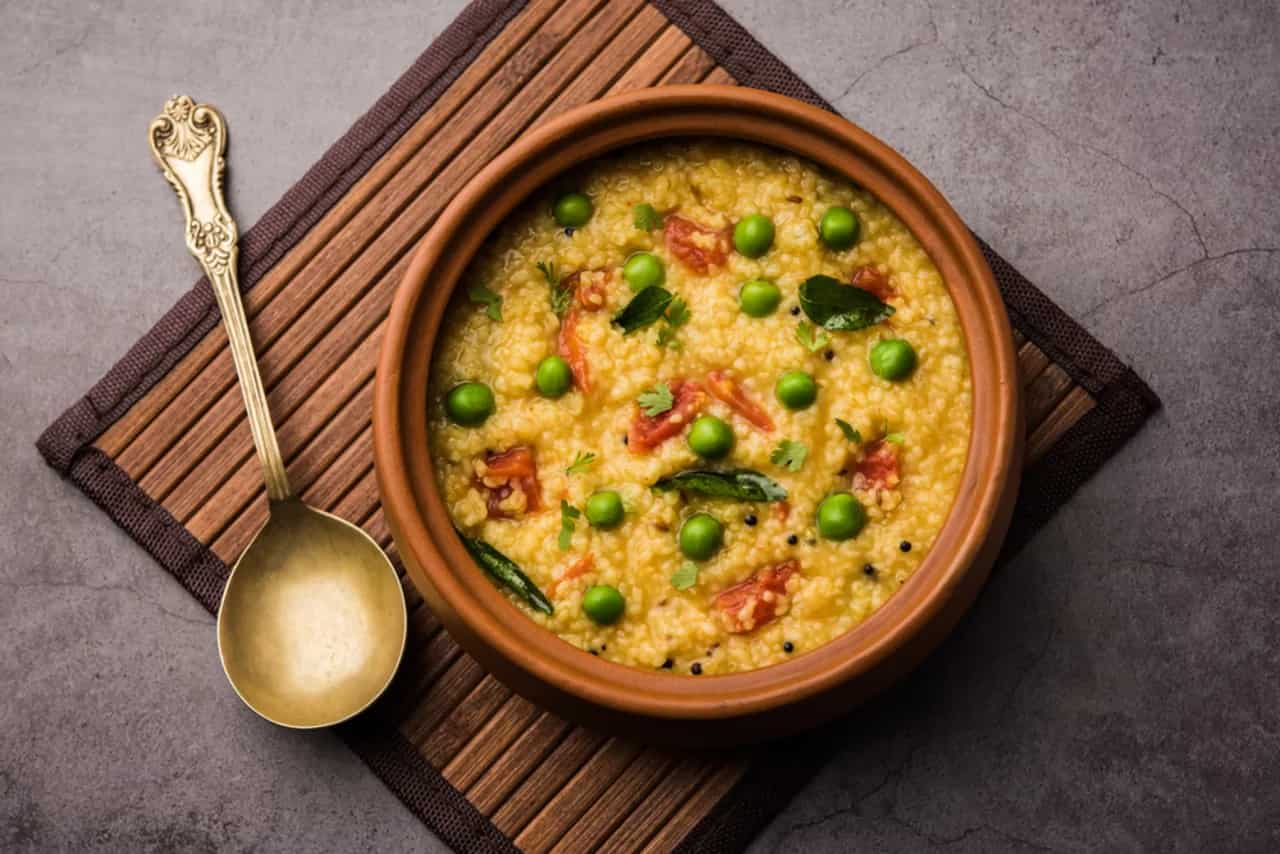 Dalia Khichdi With Garlic Achar Try This Comfort Bowl