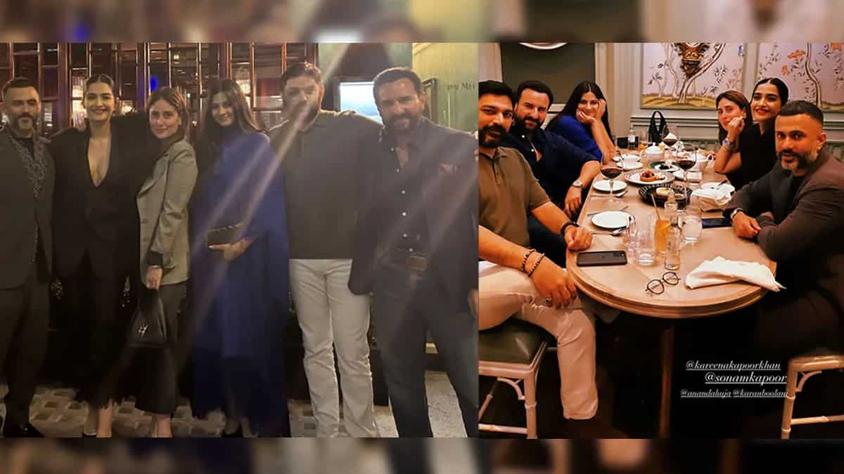 Kareena-Saif Dines With Sonam and Rhea Kapoor In London