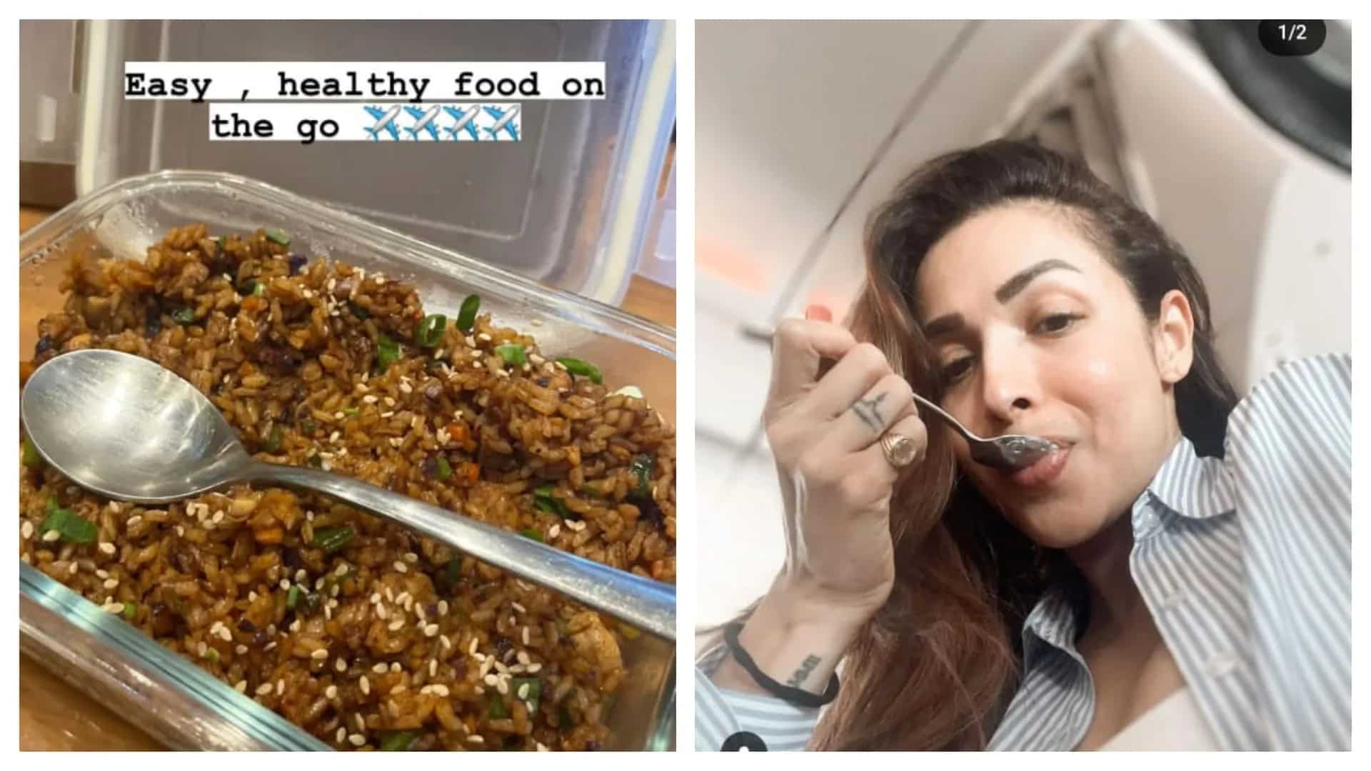 Malaika Arora Enjoys Homecooked Food Even On The Go