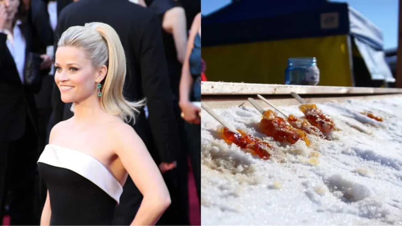 Reese Witherspoon Creates 3-Ingredient Snow Day Treat