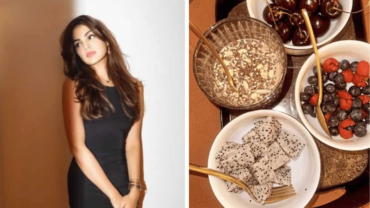 Rhea Chakraborty Enjoys A Healthy Fruit Spread With Oats