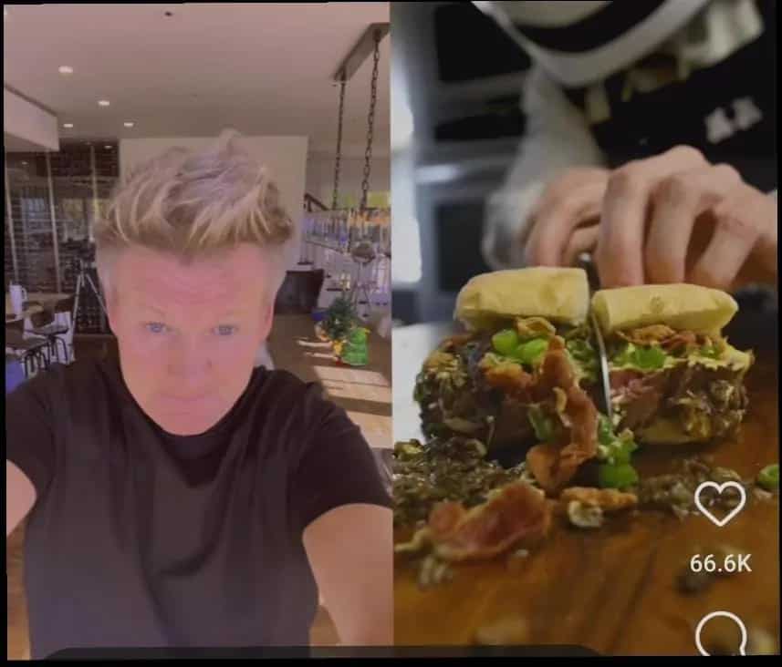 Gordon Ramsay Reacts To DJ Marshmello Making Sandwich