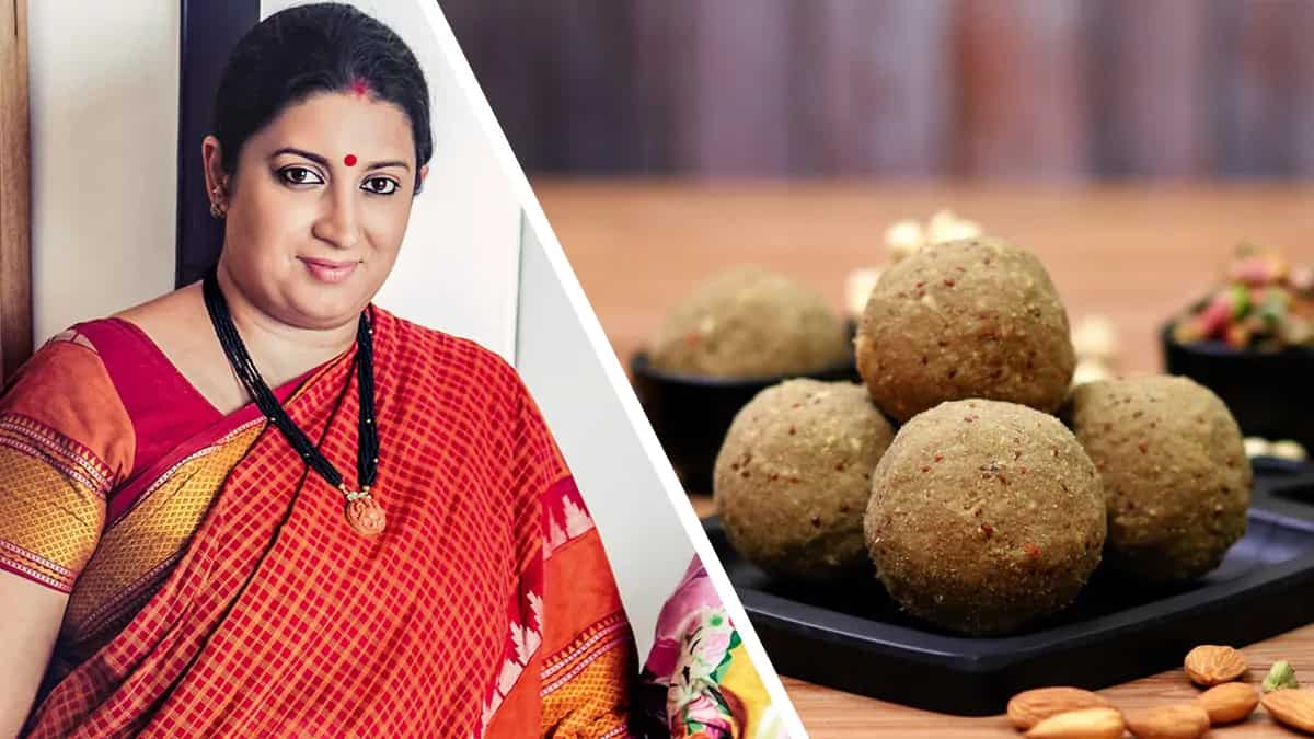 Smriti Irani Is ‘Stocking Up’ On Choorma Ladoos For Winters 