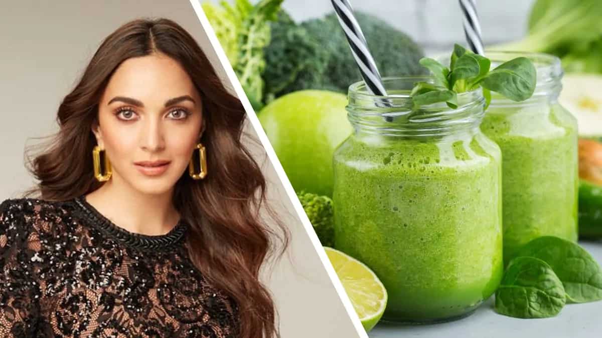 Kiara Advani Drinks Up Her Greens To Stay Fit