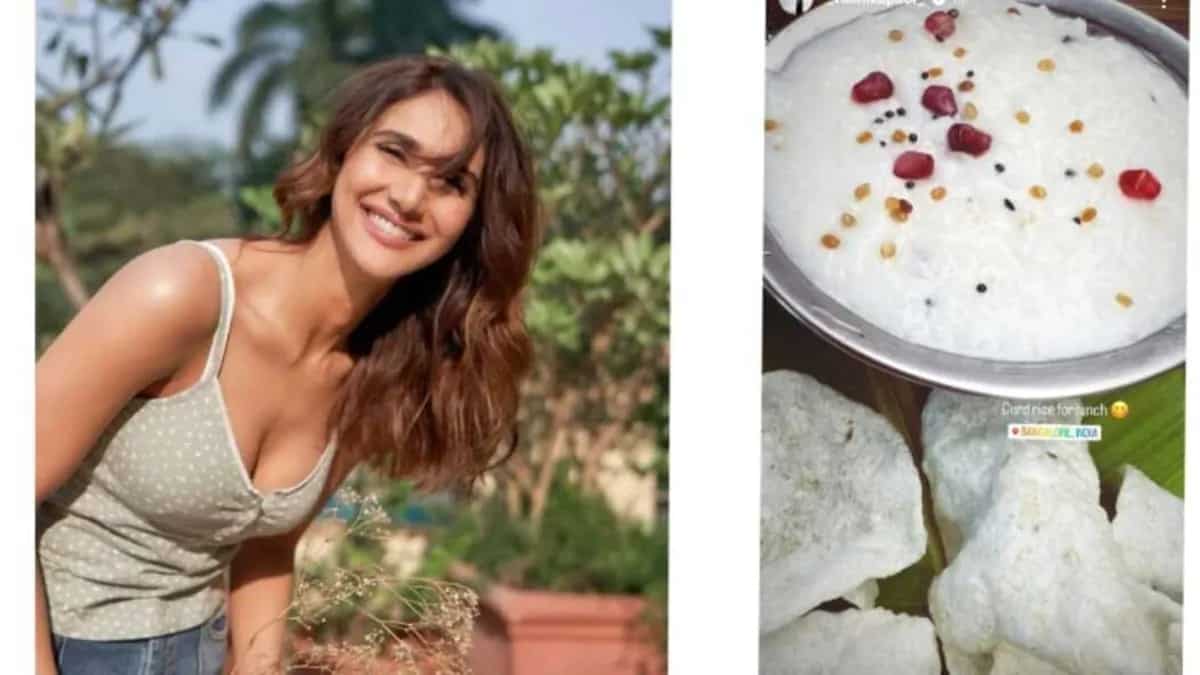 Vaani Kapoor Indulges In South Indian Delights In Bangalore