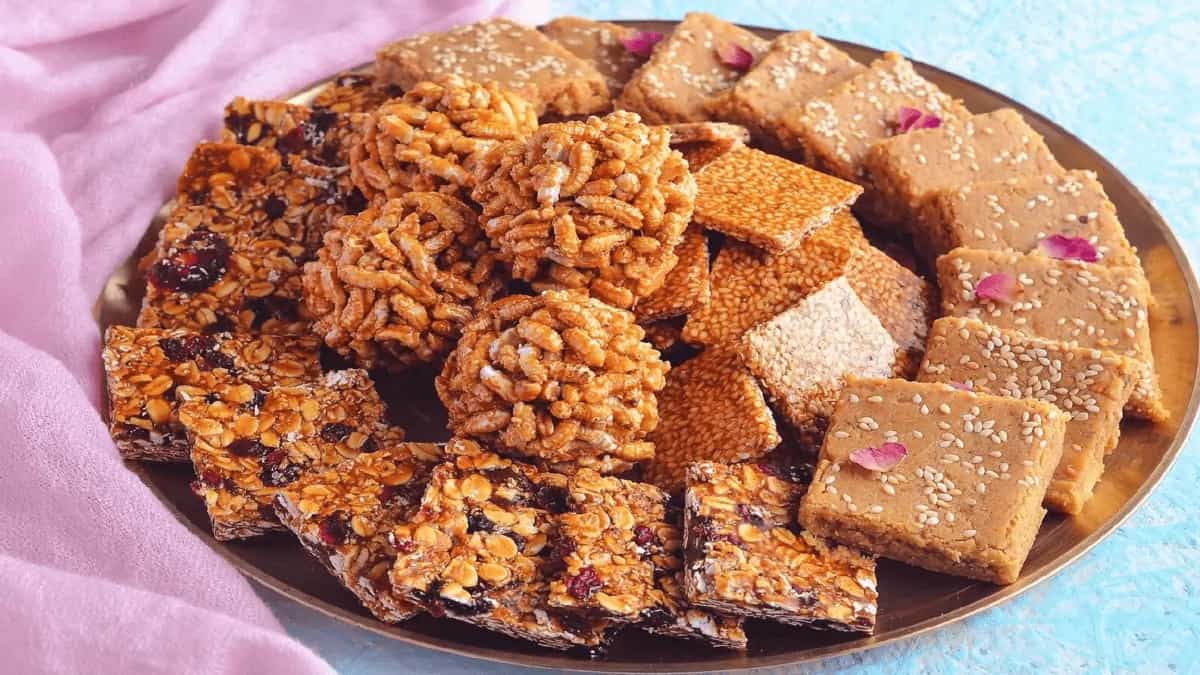 Makar Sankranti With Til Laddoo, Til Chikki, Gur Gajak And Pinni