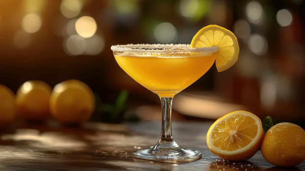 Amaretto Sidecar Cocktail